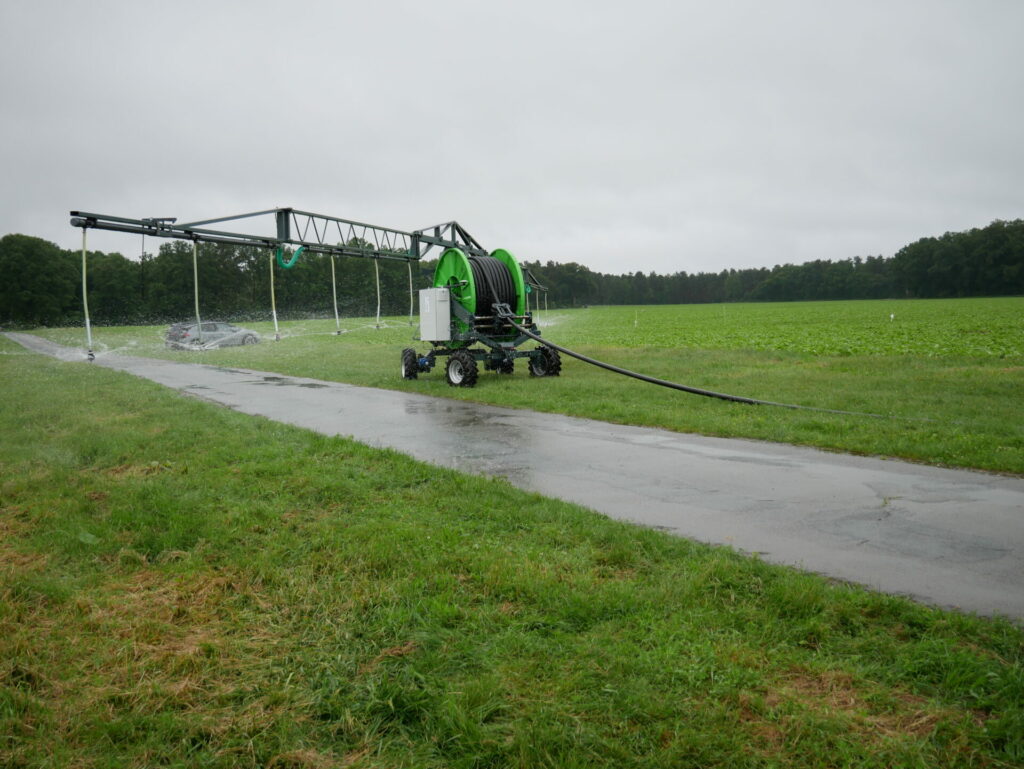 Der Rainbutler von der Rain2Soil GmbH (©J. Grocholl/LWK Niedersachsen)